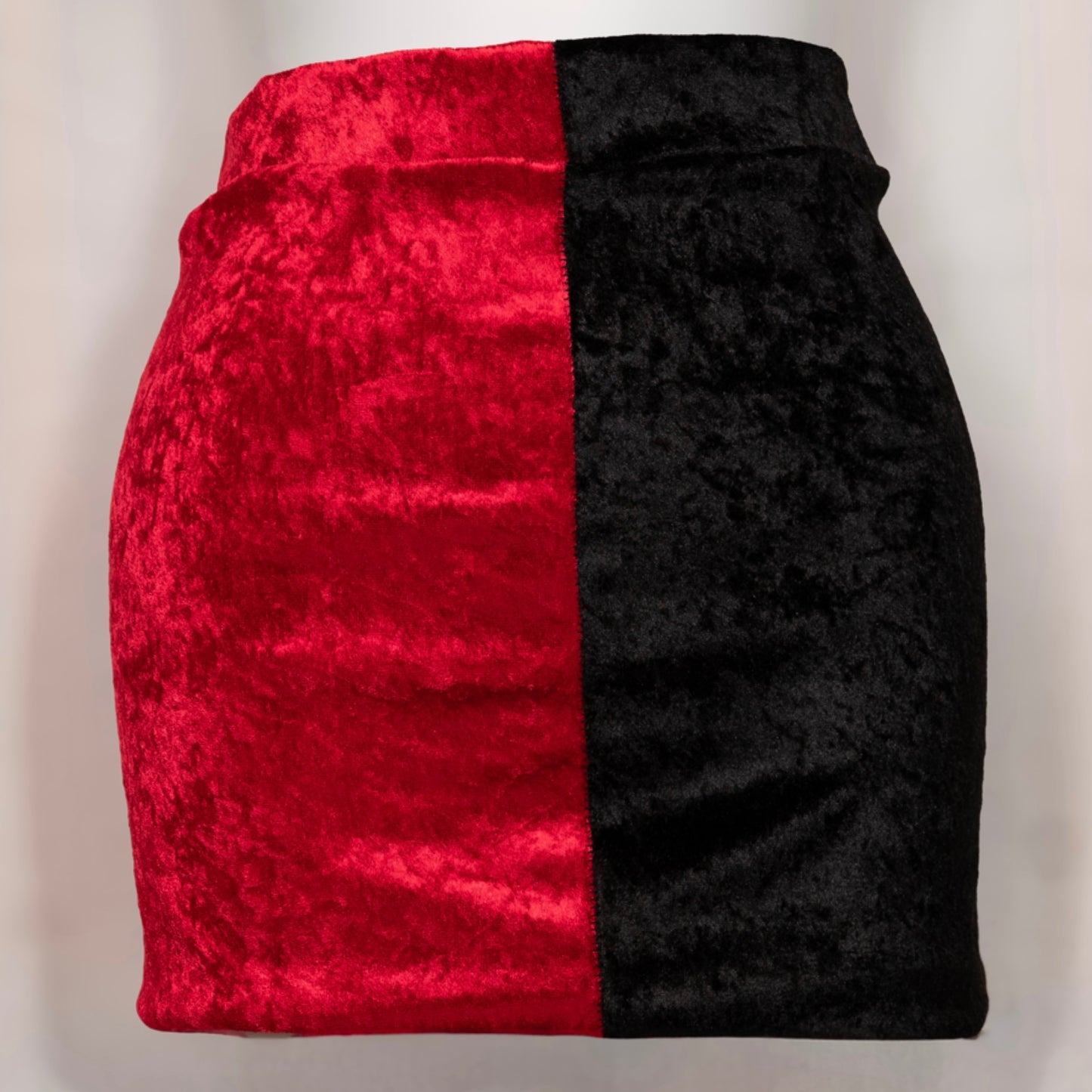 RED FLAG Split Mini Skirt