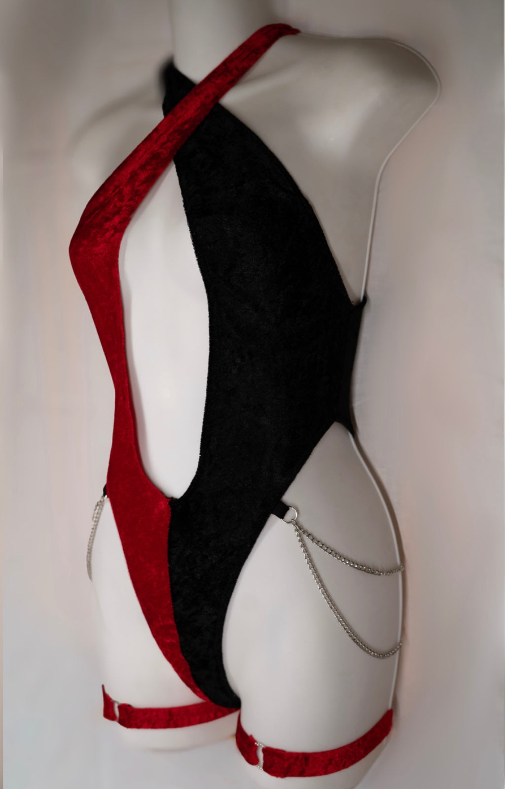 RED FLAG Split Bodysuit
