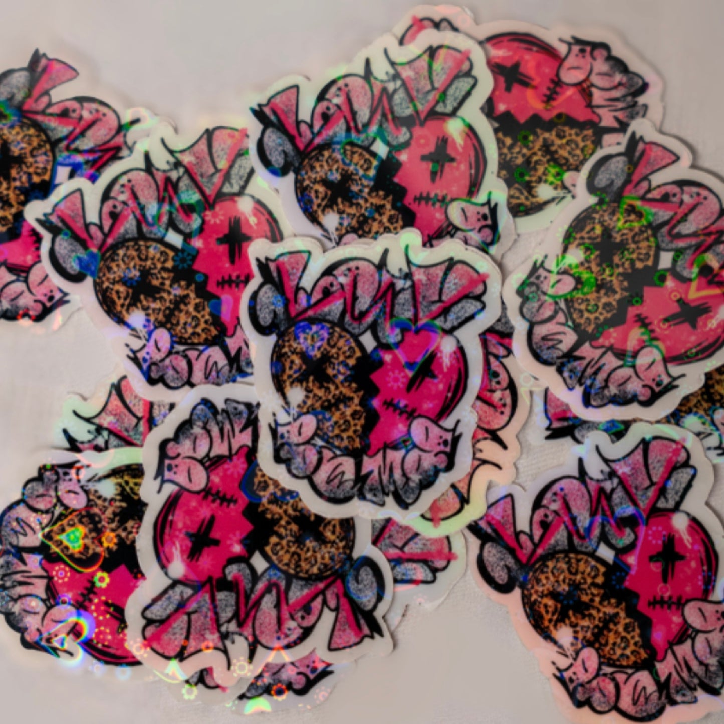 HOLOGRAPHIC "LUV BOMB COLLECTION" STICKER