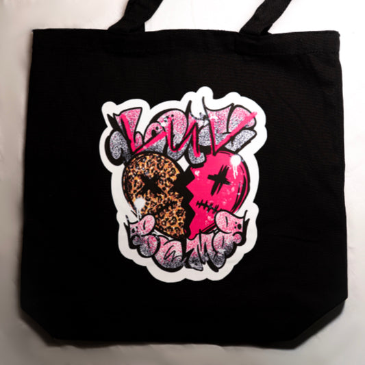 LUV BOMB COLLECTION Canvas Tote Bag