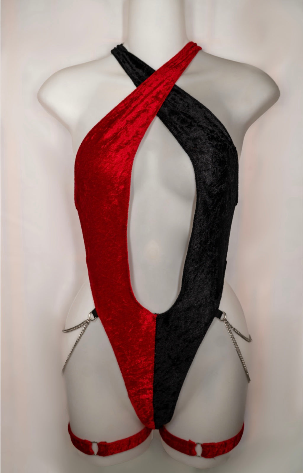 RED FLAG Split Bodysuit