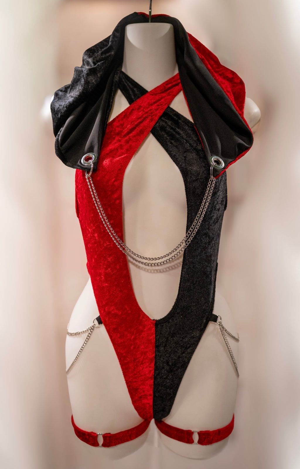 RED FLAG Split Bodysuit