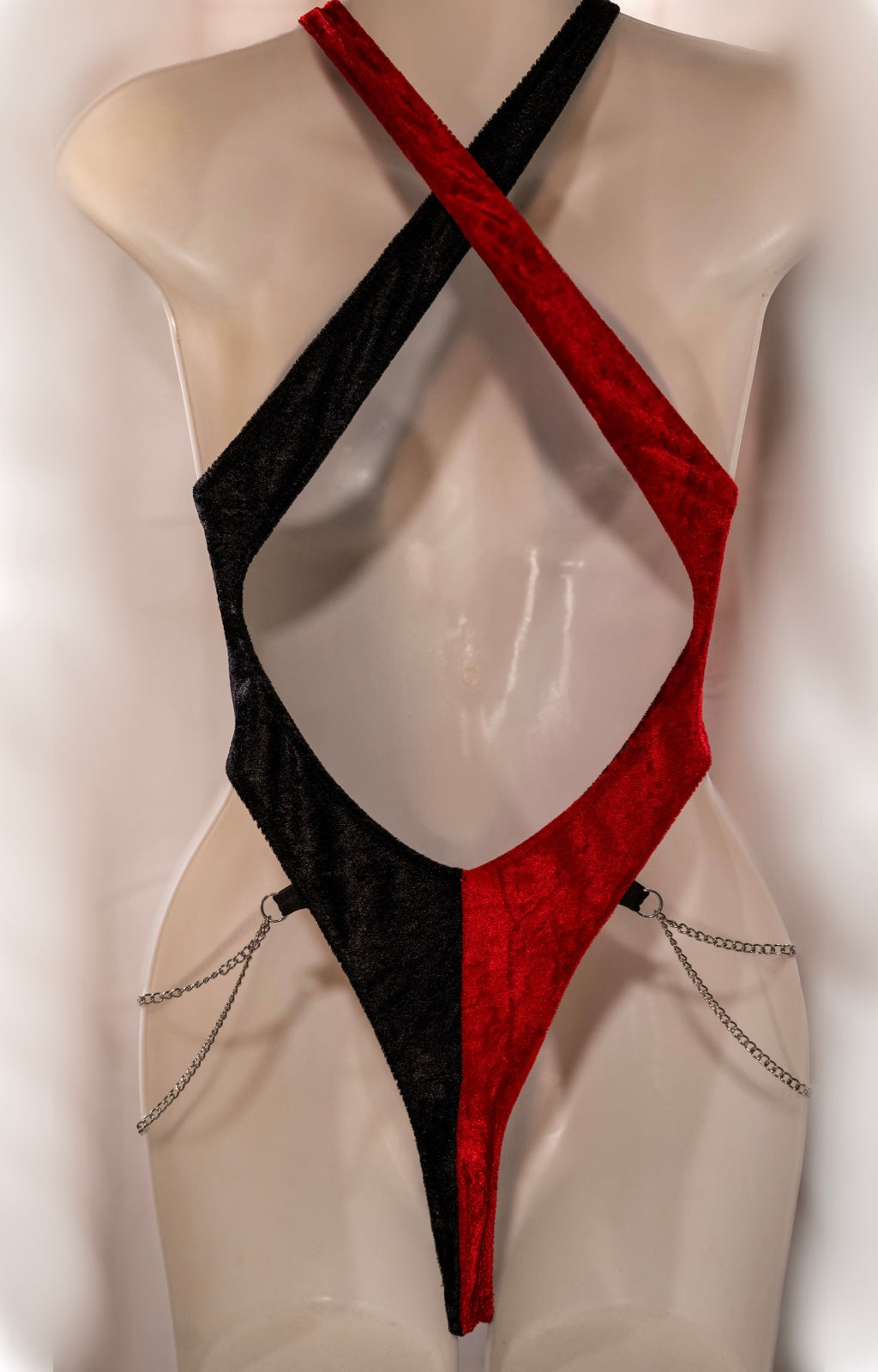 RED FLAG Split Bodysuit